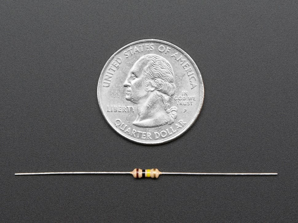 Through-Hole Resistors - 100K ohm 5% 1/4W - Pack of 25 by The Pi Hut - The Pi Hut