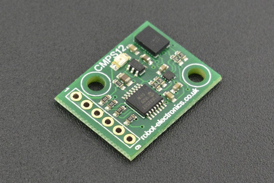 Tilt Compensated Magnetic Compass (CMPS12) by The Pi Hut - The Pi Hut