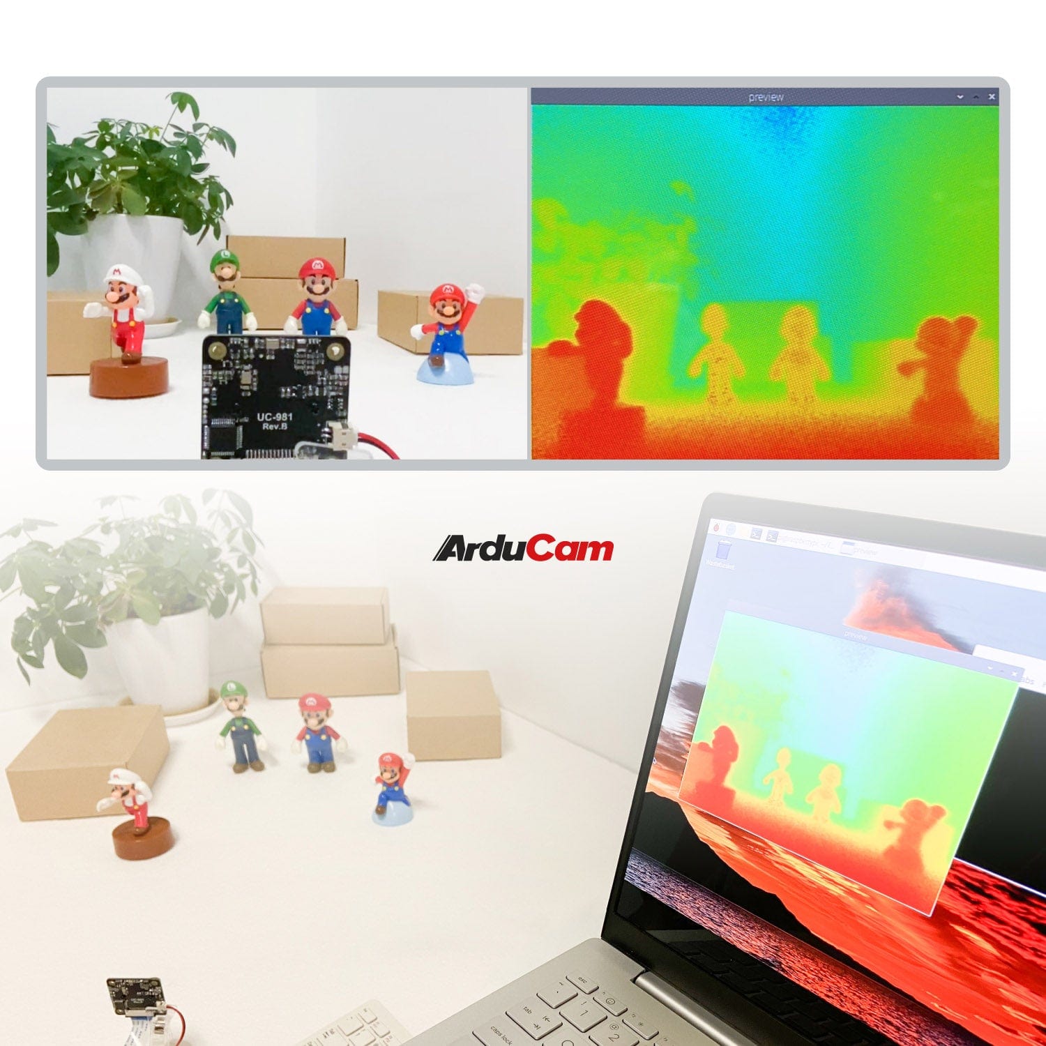 Time of Flight Camera for Raspberry Pi by Arducam - The Pi Hut
