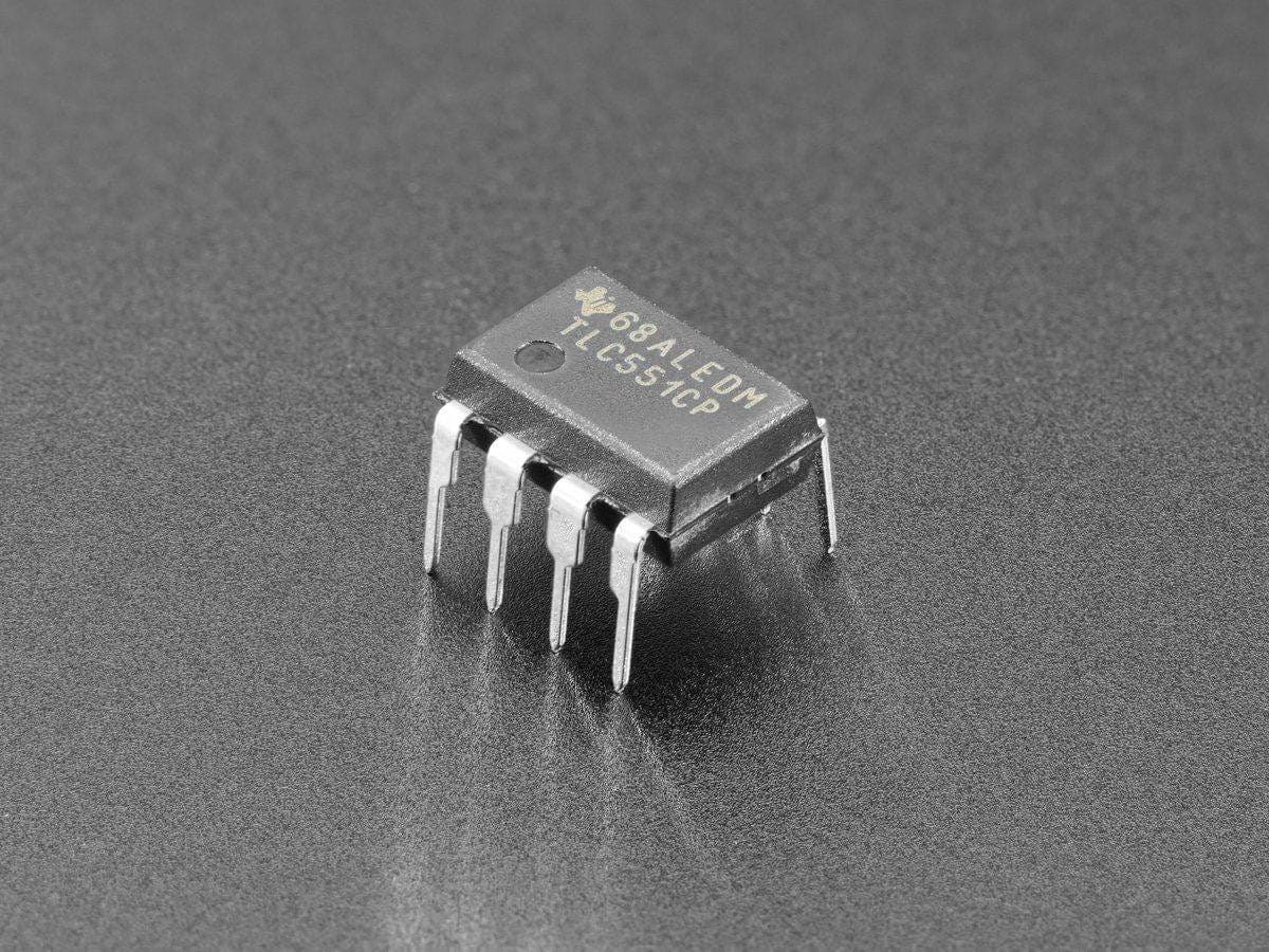 TLC551 IC Timer - CMOS 555 with 1V to 15V power, up to 1.8MHz (TLC551CP) by The Pi Hut - The Pi Hut