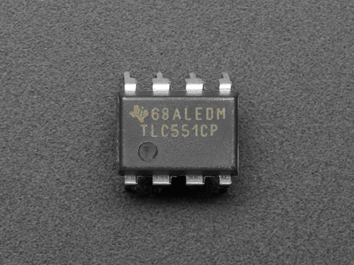 TLC551 IC Timer - CMOS 555 with 1V to 15V power, up to 1.8MHz (TLC551CP) by The Pi Hut - The Pi Hut