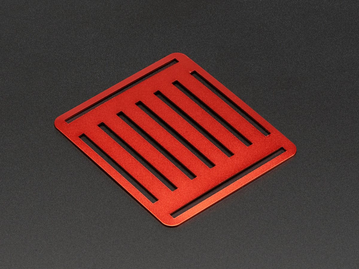 Top Metal Plate for a Mini Robot Rover Chassis by The Pi Hut - The Pi Hut