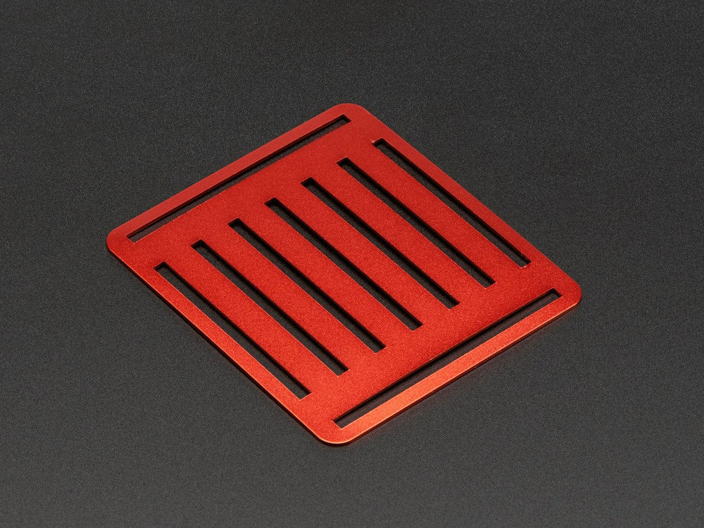 Top Metal Plate for a Mini Robot Rover Chassis by The Pi Hut - The Pi Hut