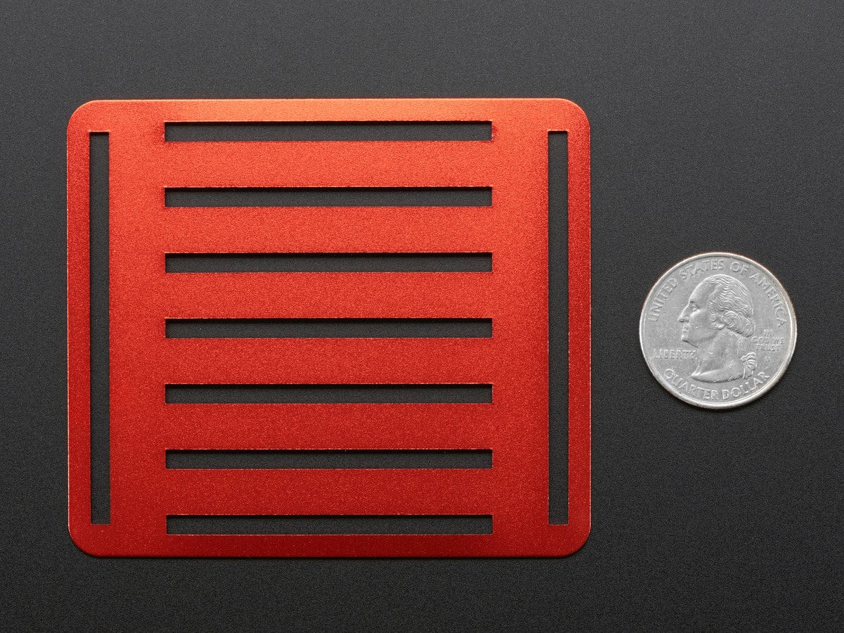 Top Metal Plate for a Mini Robot Rover Chassis by The Pi Hut - The Pi Hut