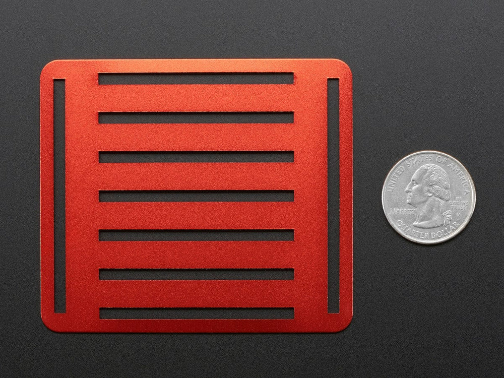 Top Metal Plate for a Mini Robot Rover Chassis by The Pi Hut - The Pi Hut