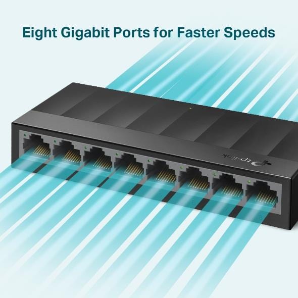 TP-Link 8-Port Gigabit Network Switch by TP-Link - The Pi Hut