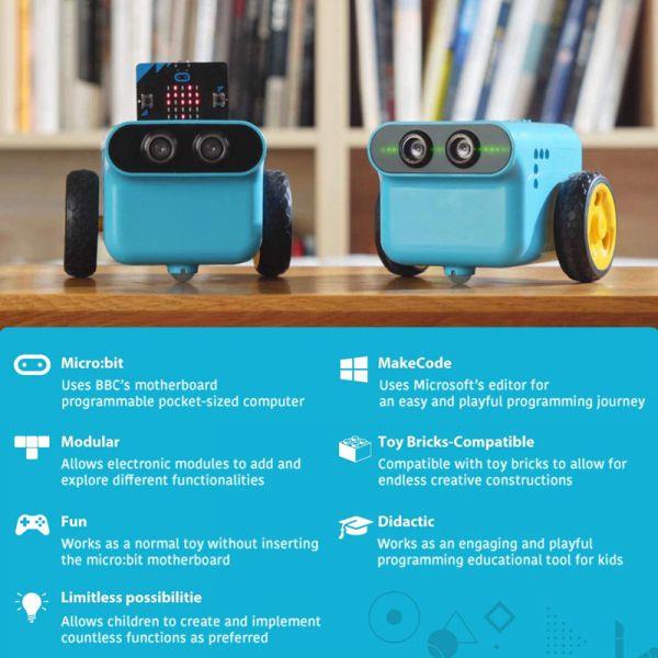 TPBot - Smart Car Robot Kit for BBC micro:bit by Elecfreaks - The Pi Hut