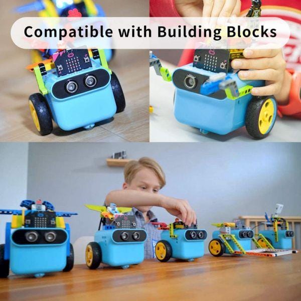 TPBot - Smart Car Robot Kit for BBC micro:bit by Elecfreaks - The Pi Hut