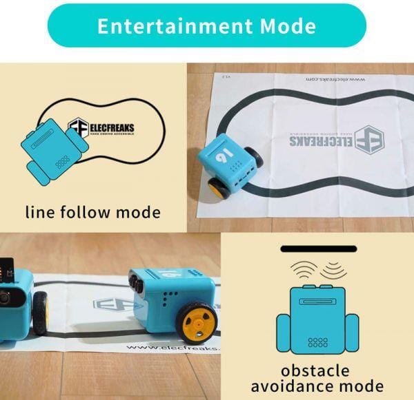 TPBot - Smart Car Robot Kit for BBC micro:bit by Elecfreaks - The Pi Hut