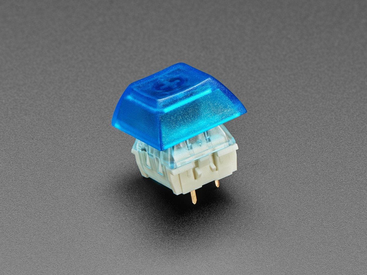 Translucent Blue DSA Keycaps for MX Compatible Switches (10 pack) by The Pi Hut - The Pi Hut