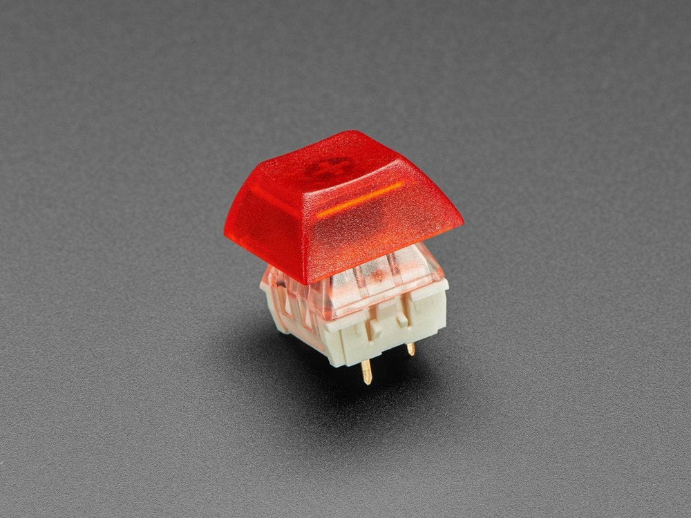 Translucent Red DSA Keycaps for MX Compatible Switches - 10 pack by The Pi Hut - The Pi Hut