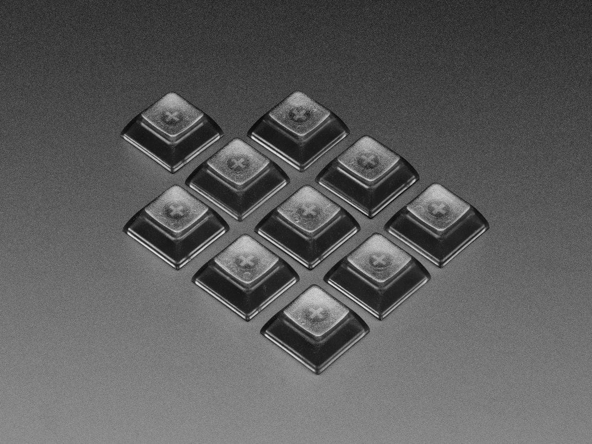 Translucent Smoke DSA Keycaps for MX Compatible Switches (10 pack) by The Pi Hut - The Pi Hut