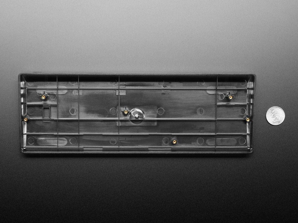 Translucent Smoke Plastic 60% / GH60 Keyboard Shell by The Pi Hut - The Pi Hut
