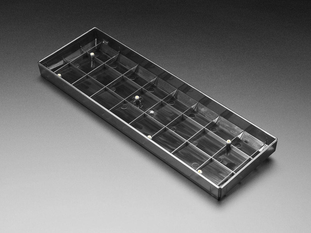 Translucent Smoke Plastic 65% / JKDK K68 Keyboard Shell by The Pi Hut - The Pi Hut