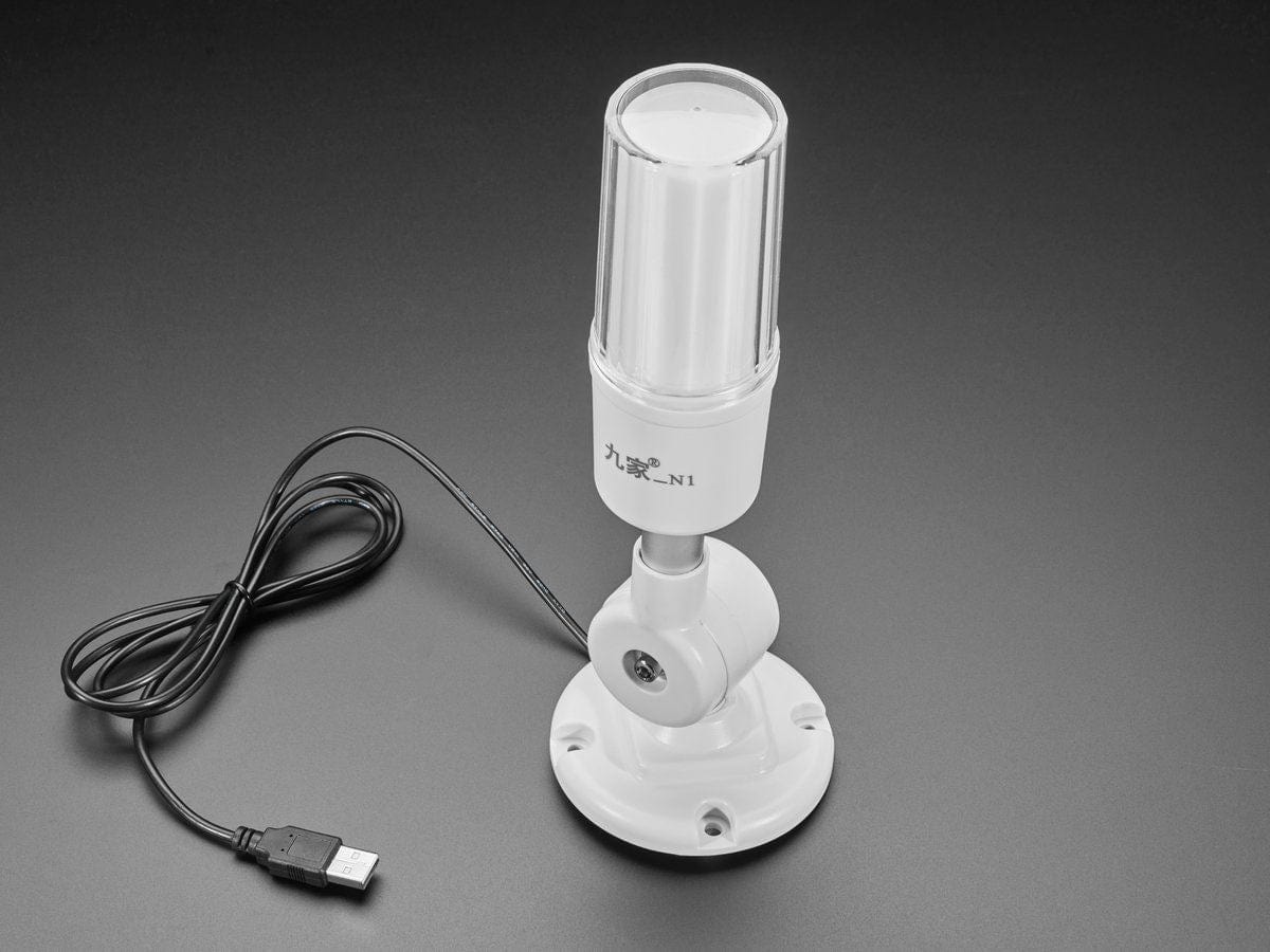Tri-Color USB Controlled Tower Light with Buzzer by The Pi Hut - The Pi Hut