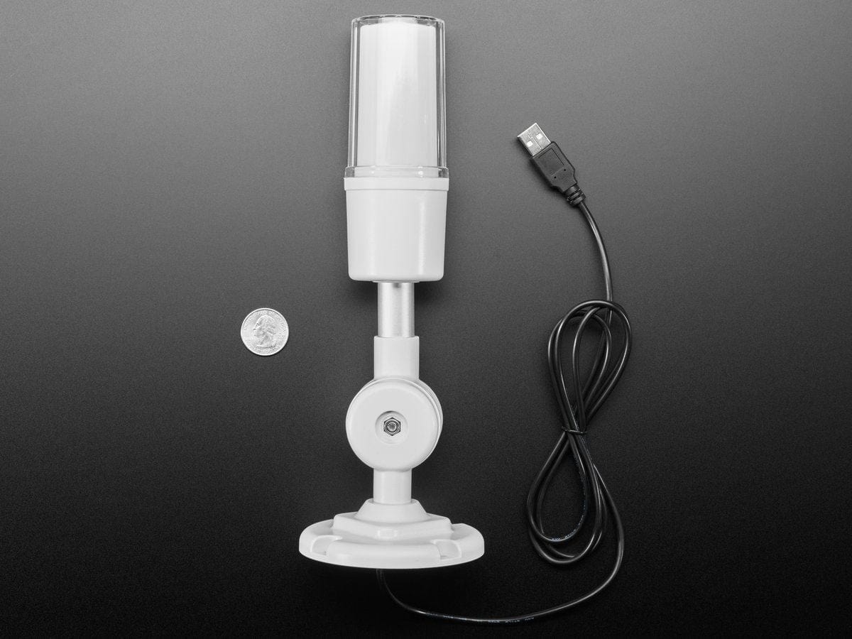 Tri-Color USB Controlled Tower Light with Buzzer by The Pi Hut - The Pi Hut
