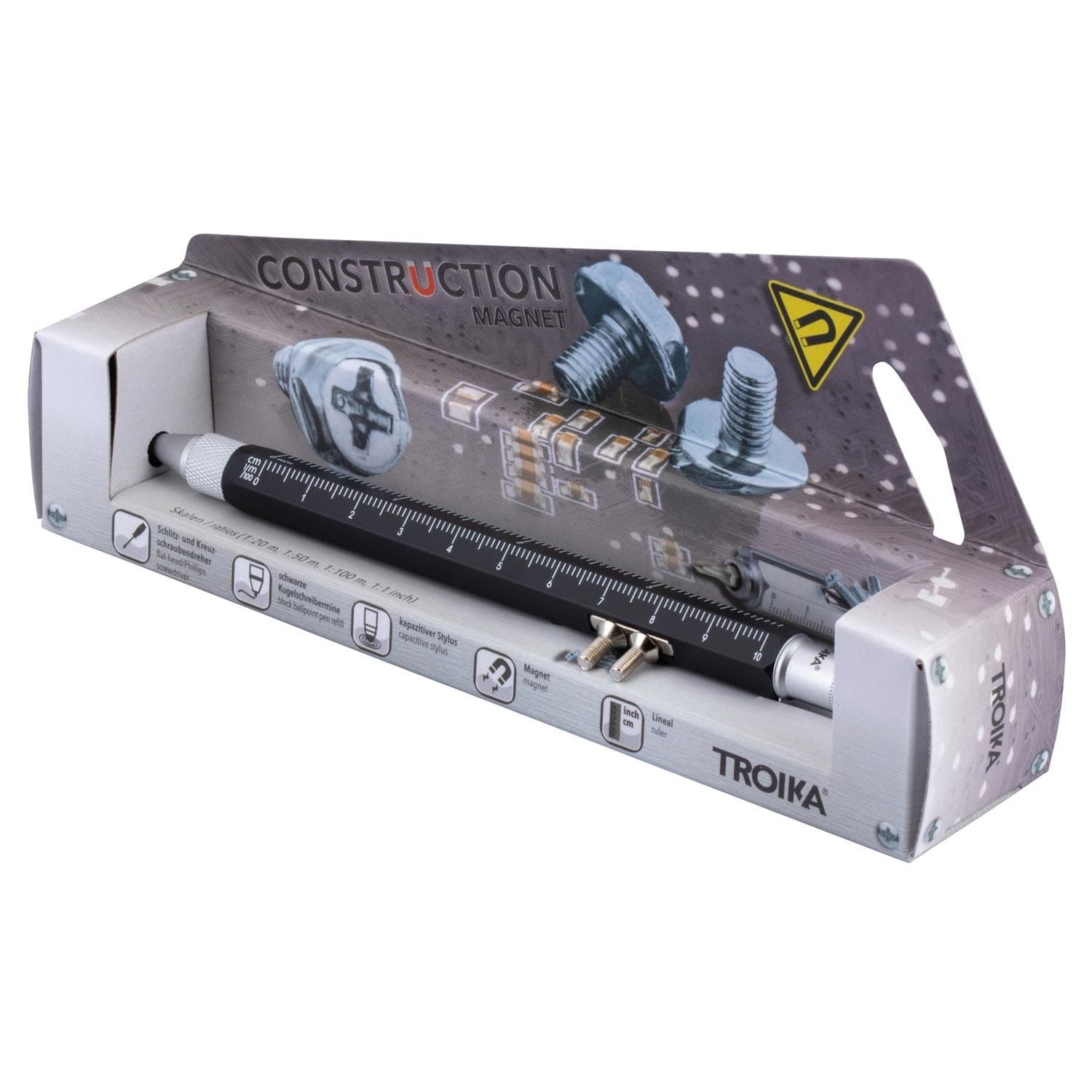 Troika Construction Magnet Multi-Tool Ballpoint Pen by Troika - The Pi Hut