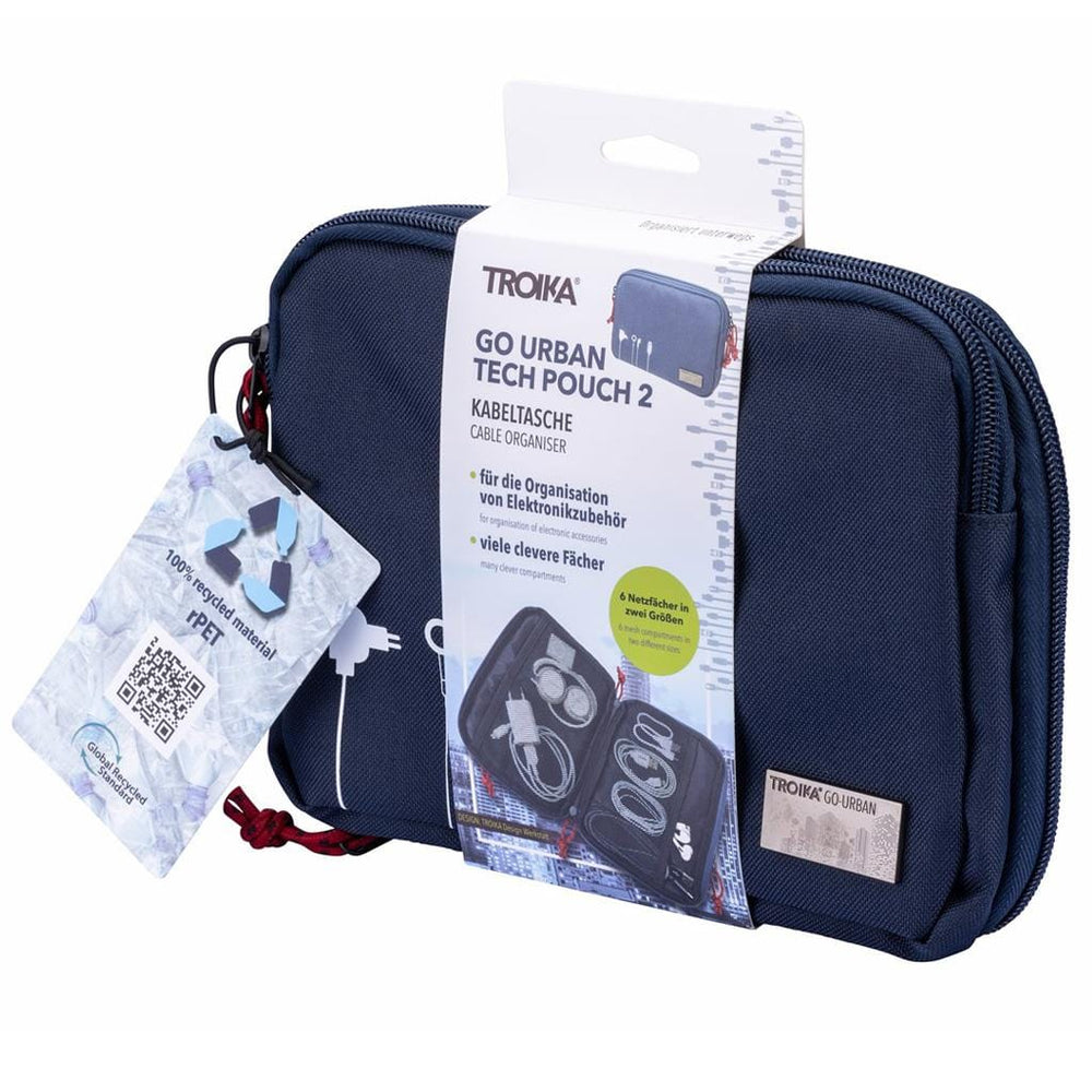 Troika Go Urban Tech Pouch 2 by Troika - The Pi Hut