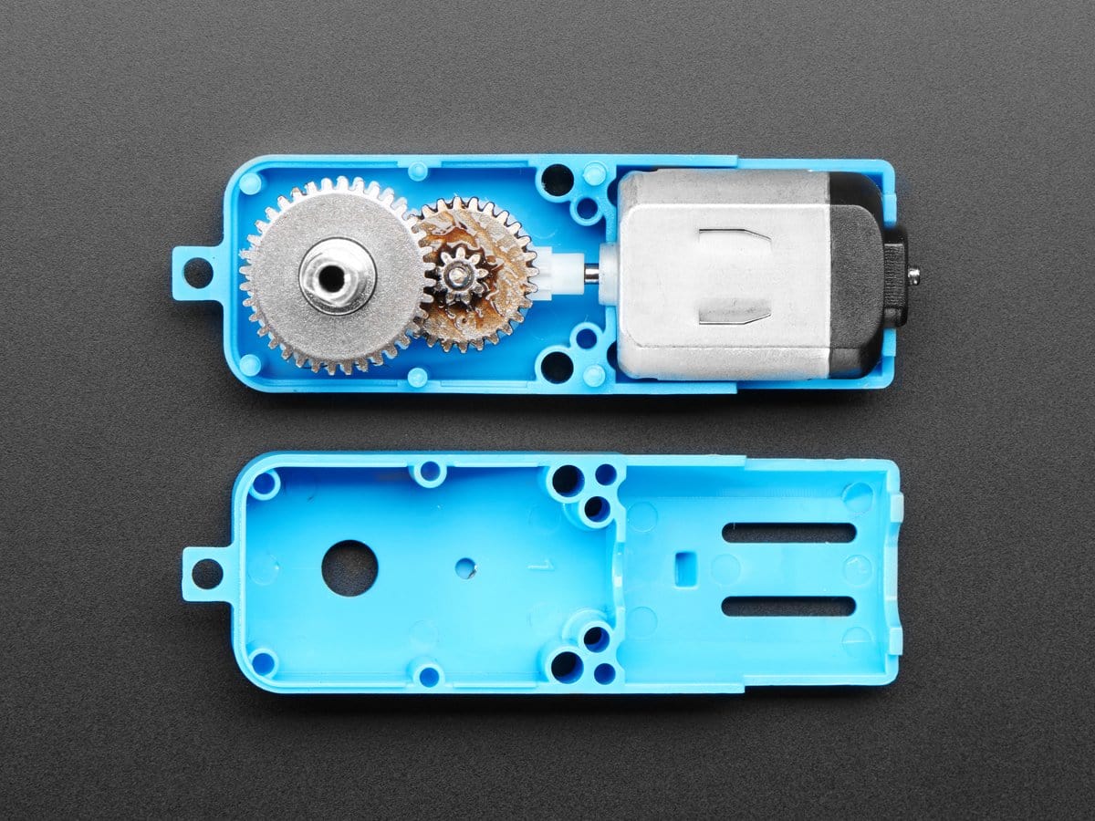 TT Motor Bi-Metal Gearbox - 1:90 Gear Ratio by The Pi Hut - The Pi Hut