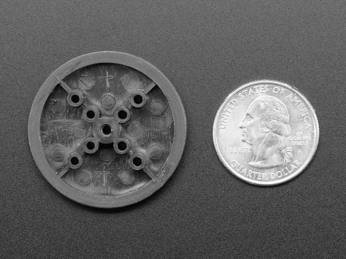 TT Motor Pulley - 36mm Diameter by The Pi Hut - The Pi Hut