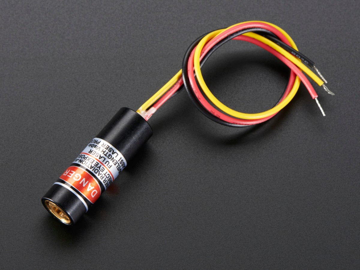 TTL Laser Diode - 5mW 650nm Red - 50KHz Max by The Pi Hut - The Pi Hut