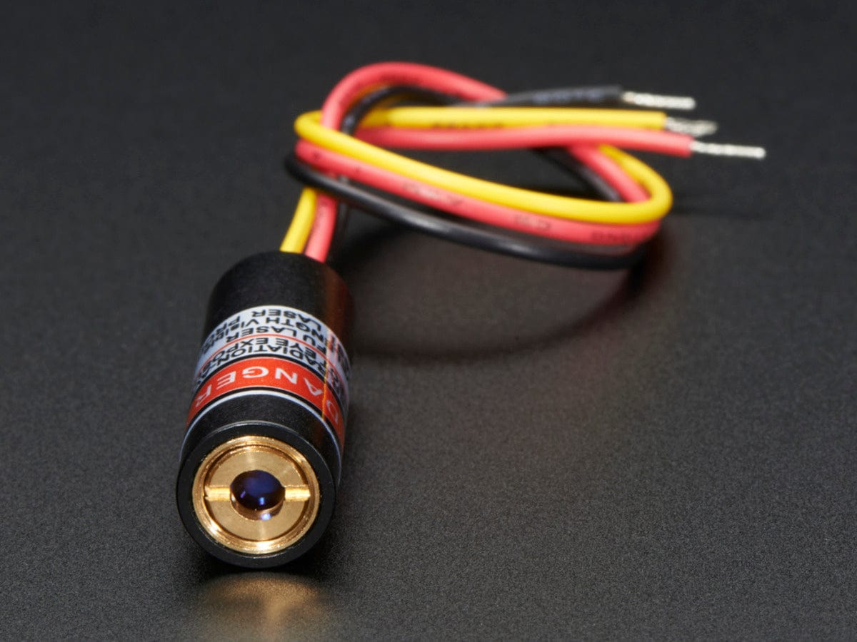 TTL Laser Diode - 5mW 650nm Red - 50KHz Max by The Pi Hut - The Pi Hut