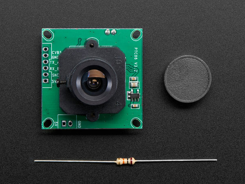 TTL Serial JPEG Camera with NTSC Video by The Pi Hut - The Pi Hut