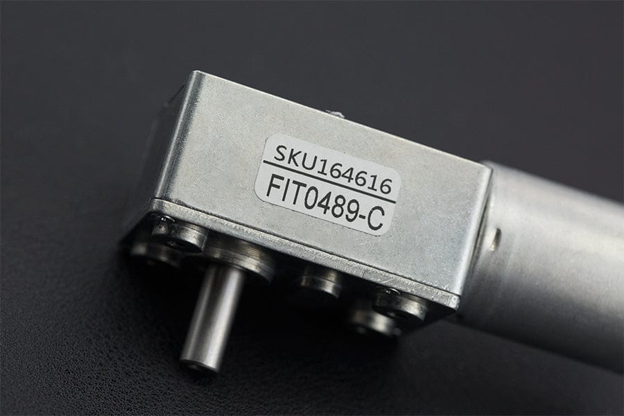 Turbo Metal Gear Worm Motor (12V 160RPM 2.2kg.cm) by The Pi Hut - The Pi Hut