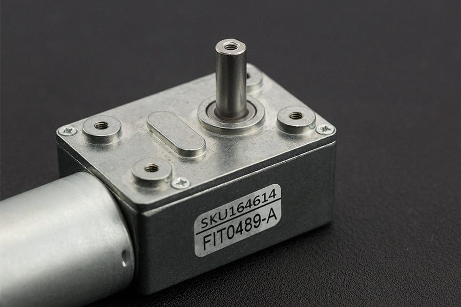 Turbo Metal Gear Worm Motor (6V 160RPM 2.8kg/cm) by The Pi Hut - The Pi Hut