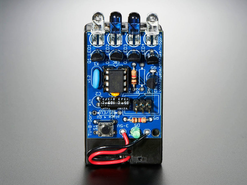 TV-B-Gone Kit (Universal  v1.2) by Adafruit - The Pi Hut