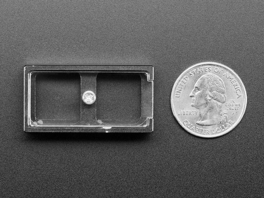 Two Key Black Aluminum Keypad Shell Enclosure (MX Compatible Switches) by The Pi Hut - The Pi Hut