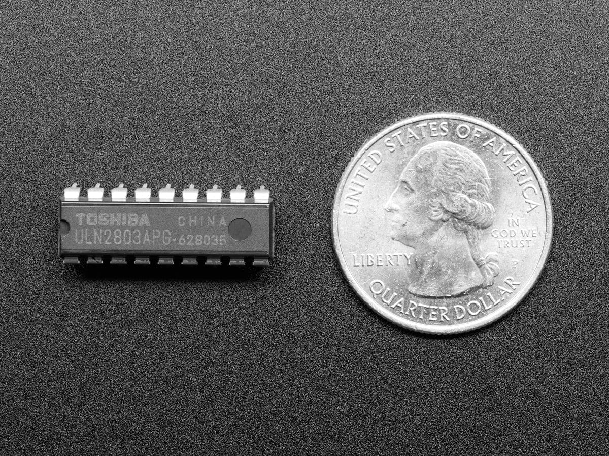 ULN2803: 8 Channel Darlington Driver (Solenoid/Unipolar Stepper) (ULN2803A) by The Pi Hut - The Pi Hut