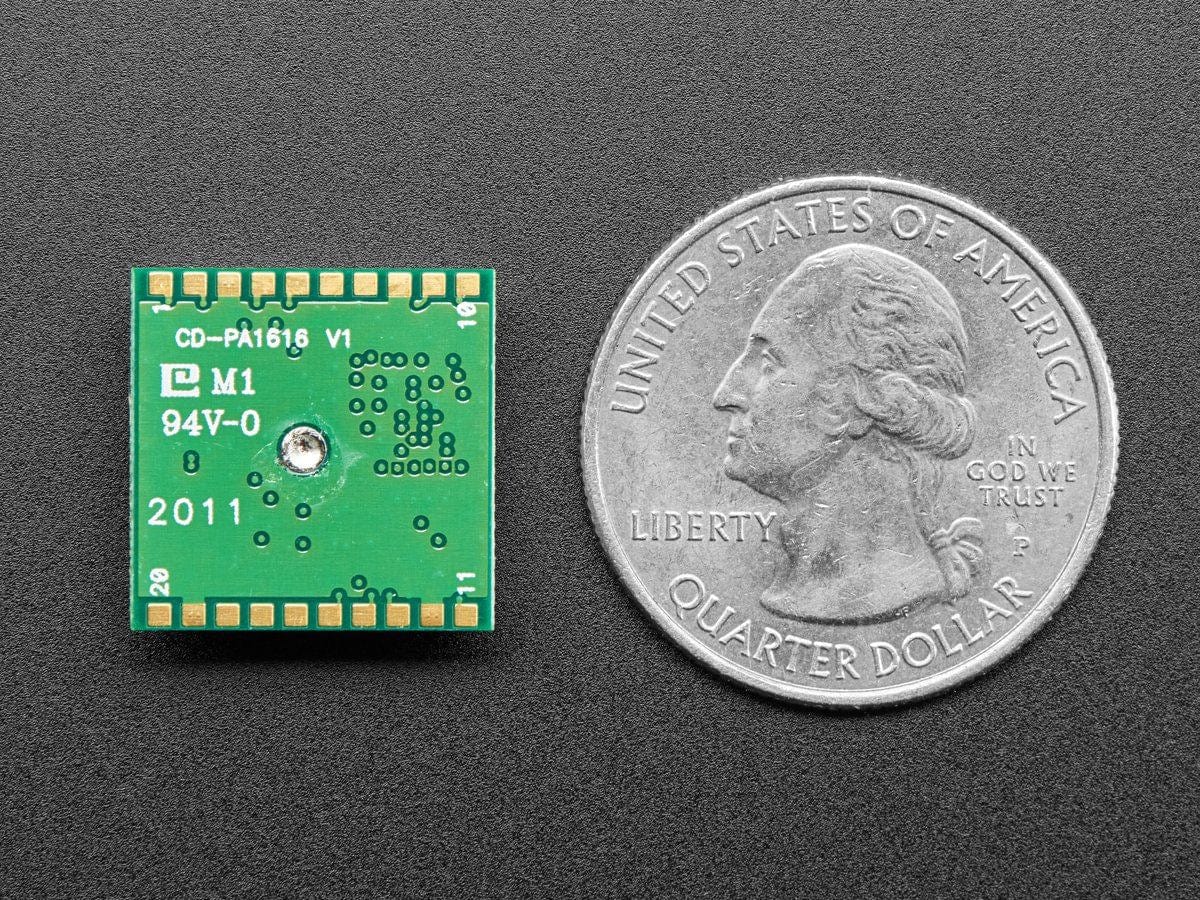Ultimate GPS Module PA1616D - 66 channel w/10 Hz updates (MTK3333 Chipset) by Adafruit - The Pi Hut