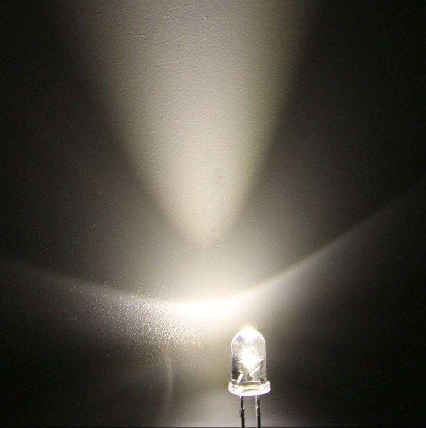 Ultra Bright LED 5mm - Warm White (10 Pack) by ModMyPi - The Pi Hut