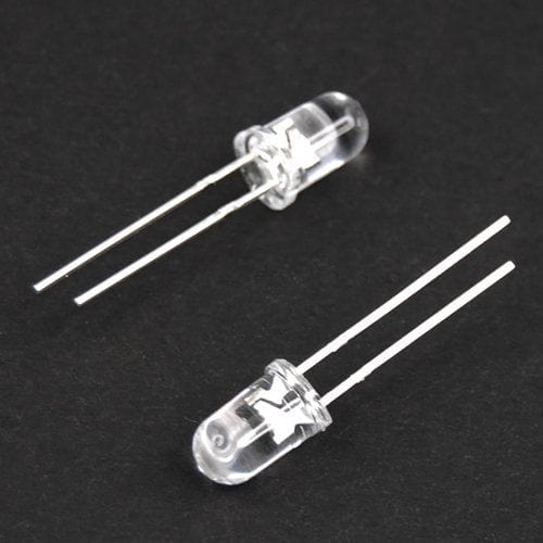 Ultra Bright LED 5mm - Warm White (10 Pack) by ModMyPi - The Pi Hut
