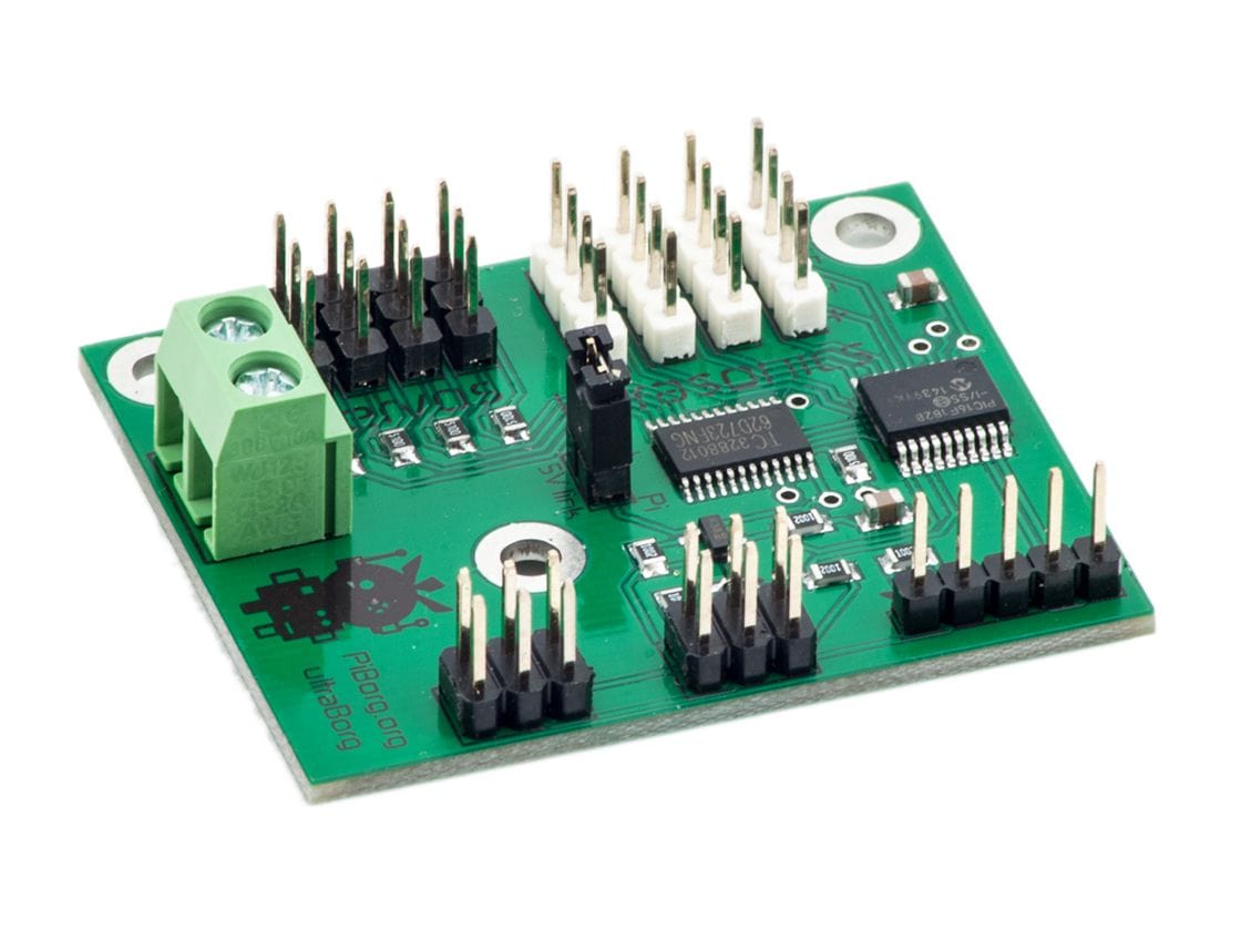 UltraBorg - PWM Servo Control with Ultrasonic Sensor Support by PiBorg - The Pi Hut