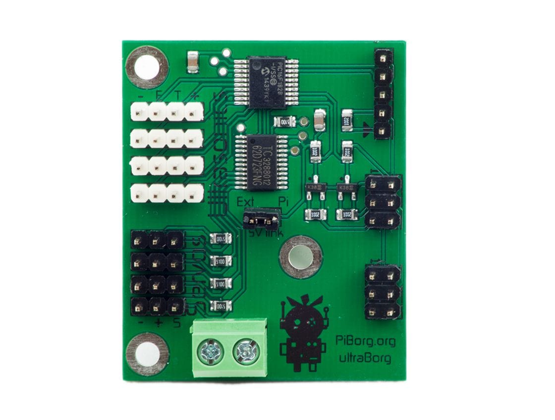 UltraBorg - PWM Servo Control with Ultrasonic Sensor Support by PiBorg - The Pi Hut