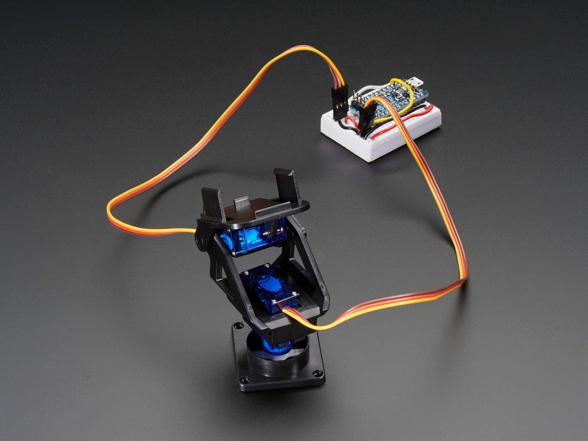 Unassembled Mini Pan-Tilt Kit (Without Micro Servos) by The Pi Hut - The Pi Hut