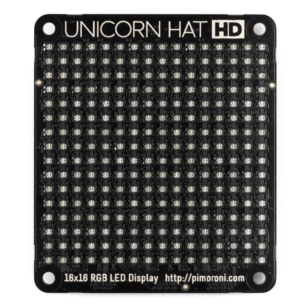 Unicorn HAT HD by Pimoroni - The Pi Hut