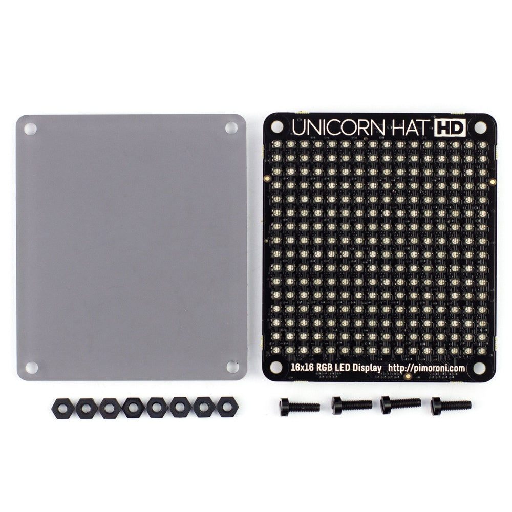 Unicorn HAT HD by Pimoroni - The Pi Hut