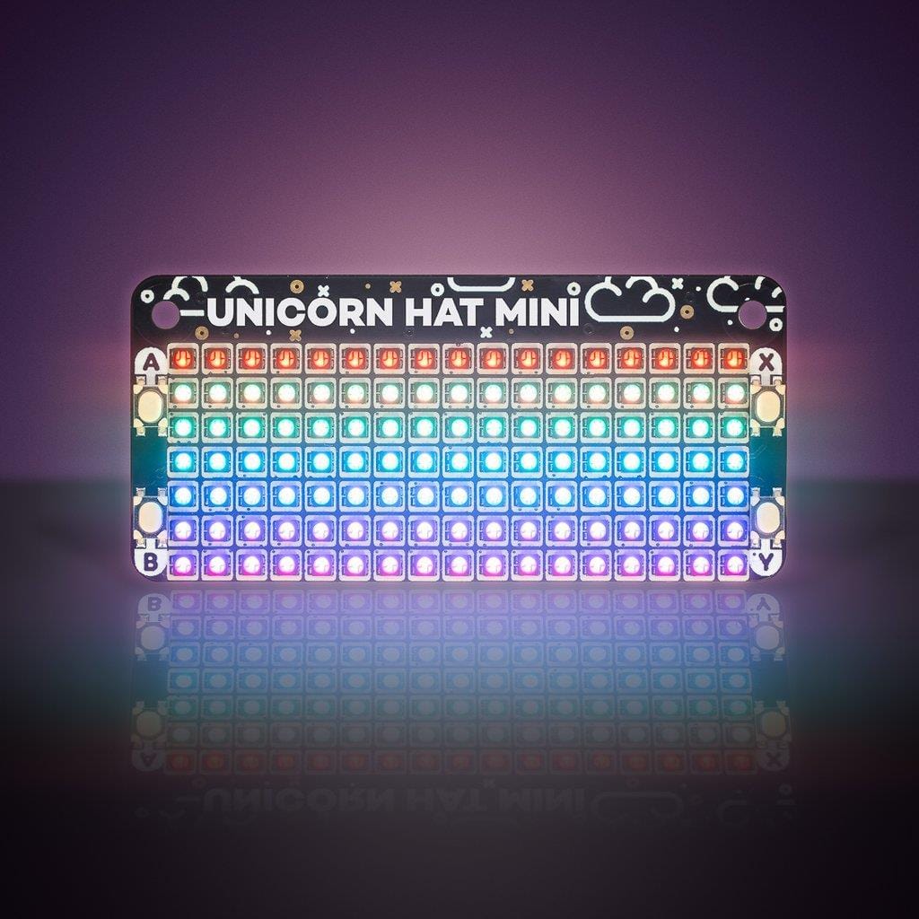 Unicorn HAT Mini by Pimoroni - The Pi Hut