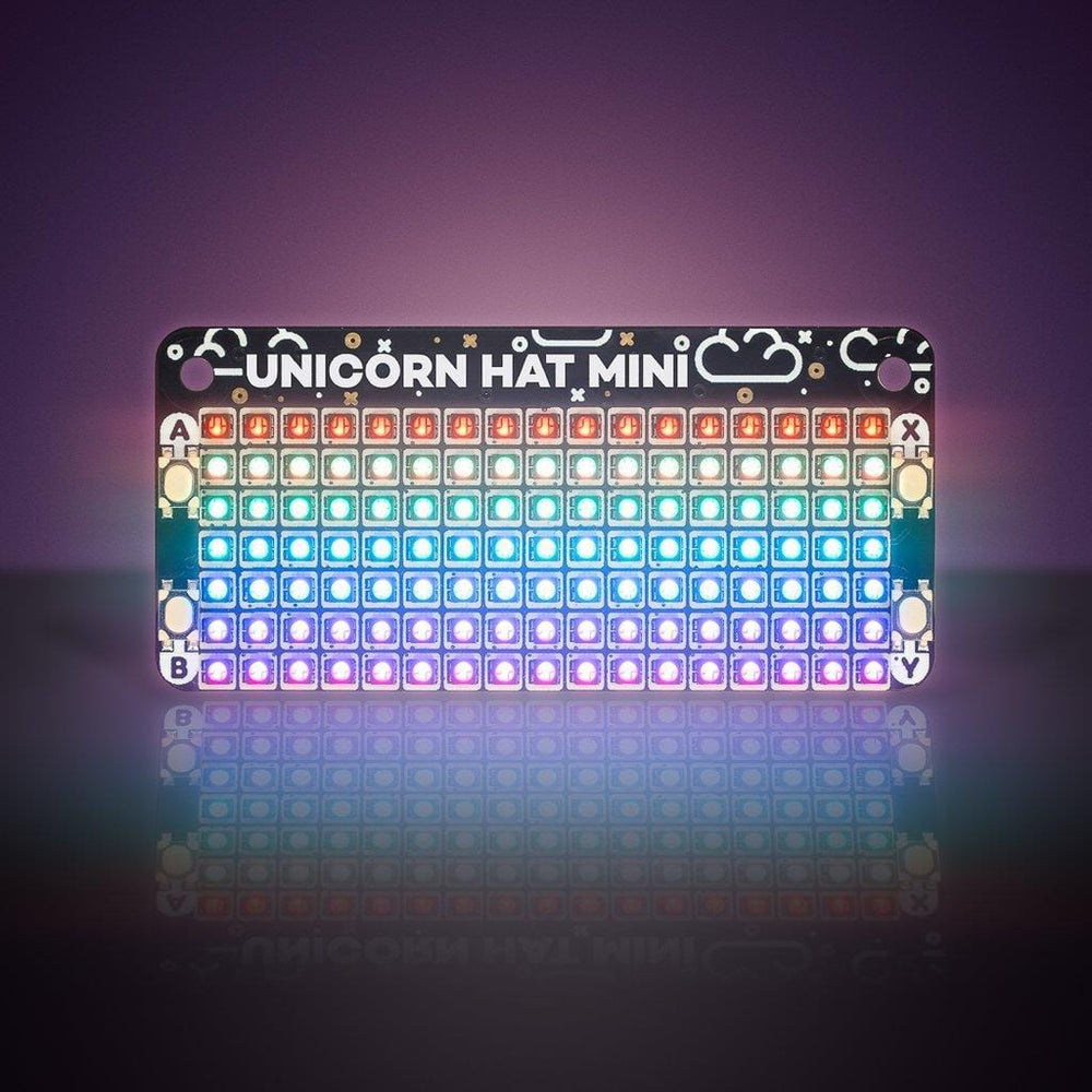 Unicorn HAT Mini by Pimoroni - The Pi Hut