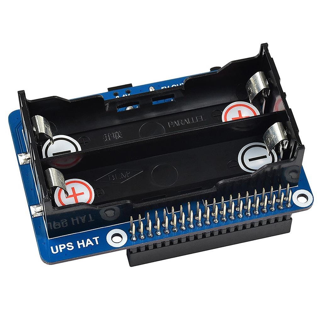 Uninterruptible Power Supply UPS HAT (A) for Raspberry Pi by Waveshare - The Pi Hut