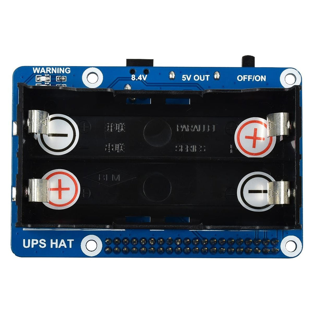 Uninterruptible Power Supply UPS HAT (A) for Raspberry Pi by Waveshare - The Pi Hut