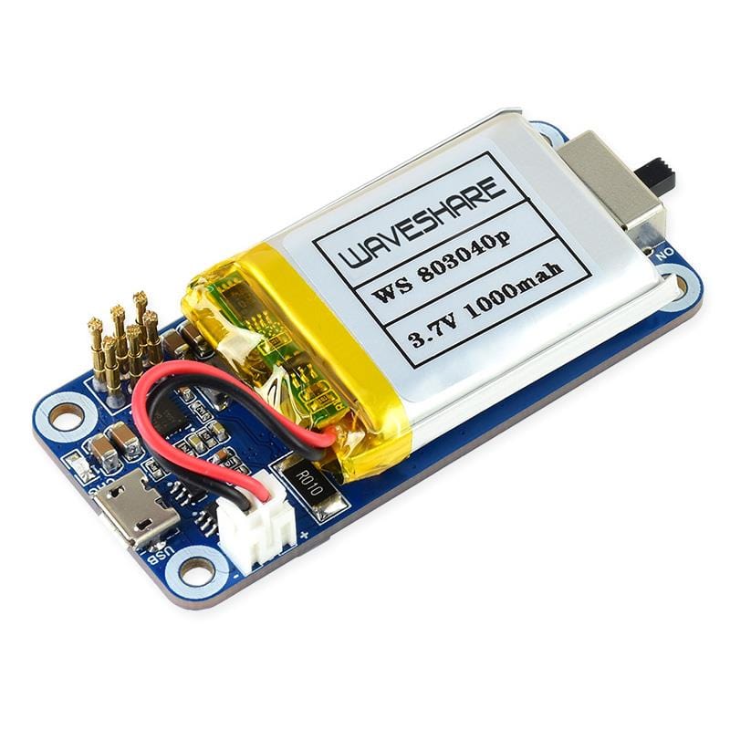Uninterruptible Power Supply UPS HAT For Raspberry Pi Zero by Waveshare - The Pi Hut