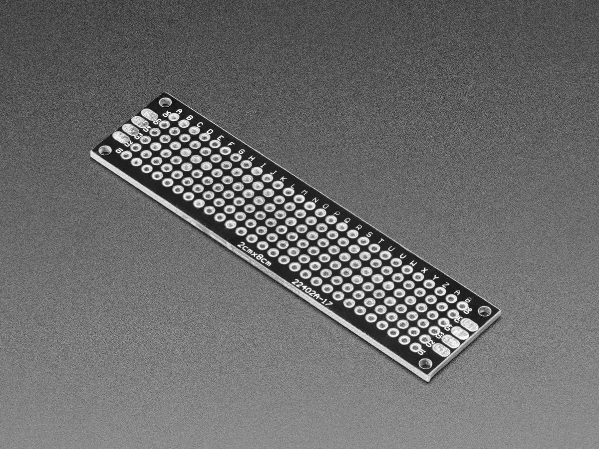 Universal Proto-board PCBs 2cm x 8cm - 3 Pack - The Pi Hut
