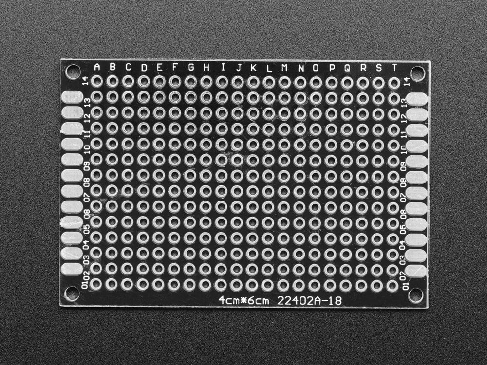 Universal Proto-board PCBs 4cm x 6cm - 3 Pack by The Pi Hut - The Pi Hut