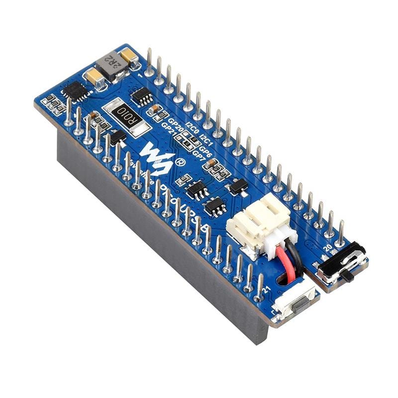 UPS Module for Raspberry Pi Pico with 600mAh LiPo Battery by Waveshare - The Pi Hut