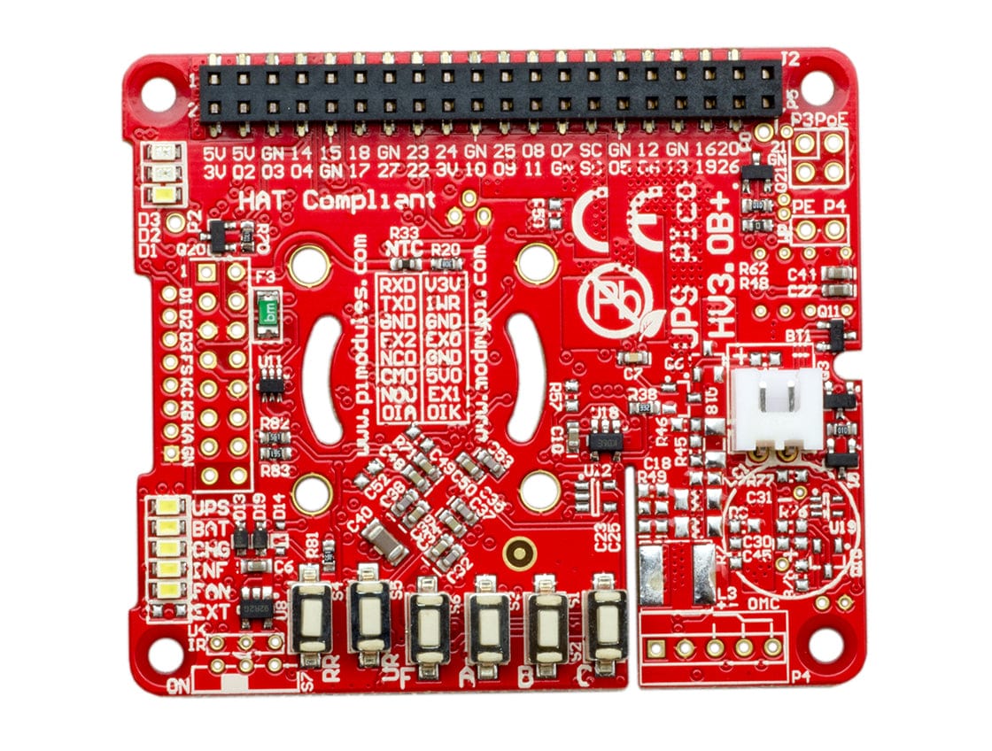 UPS PIco - Uninterruptible Power Supply (HV3.0B+) by Pimodules - The Pi Hut