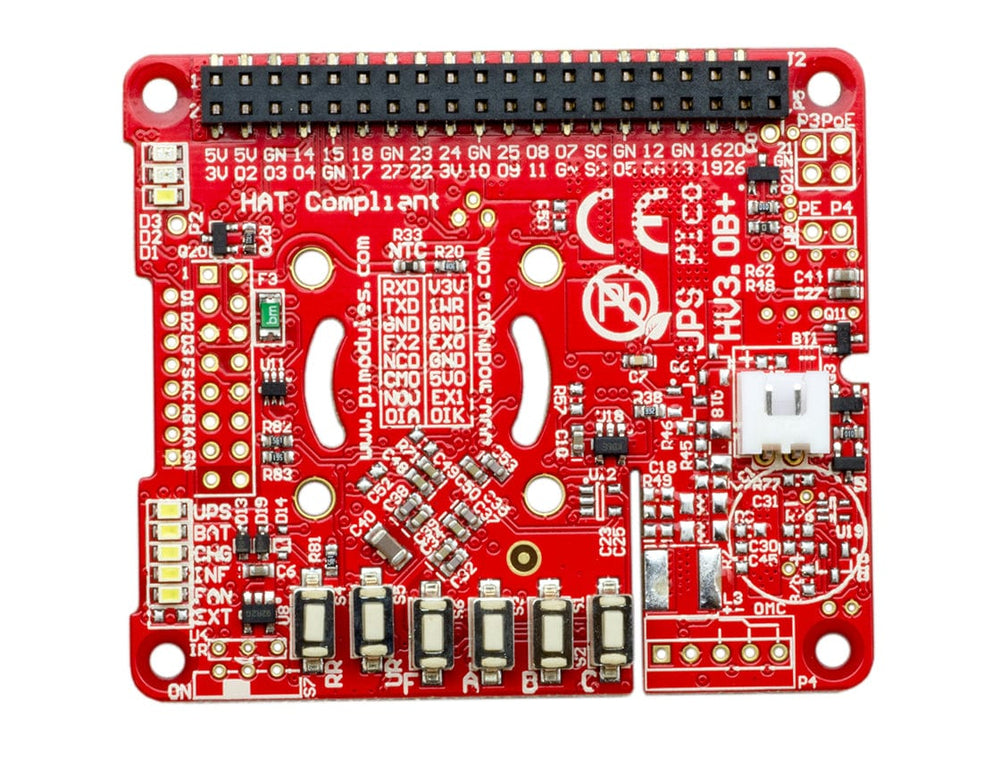 UPS PIco - Uninterruptible Power Supply (HV3.0B+) by Pimodules - The Pi Hut